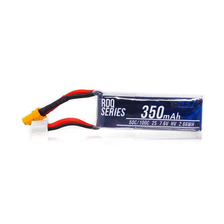 RDQ Series 7.6V 2S 350mAh 50/100C LiHV Micro Battery - XT30 at WREKD Co.