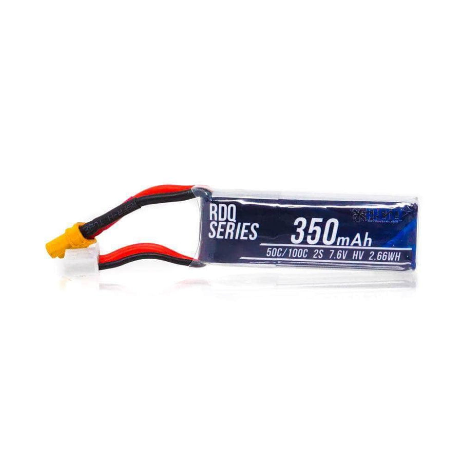 RDQ Series 7.6V 2S 350mAh 50/100C LiHV Micro Battery - XT30 at WREKD Co.