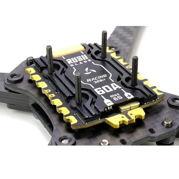 RUSH Blade Racing 60A 20x20 32bit 3-6S 48KHz 4-in-1 ESC at WREKD Co.