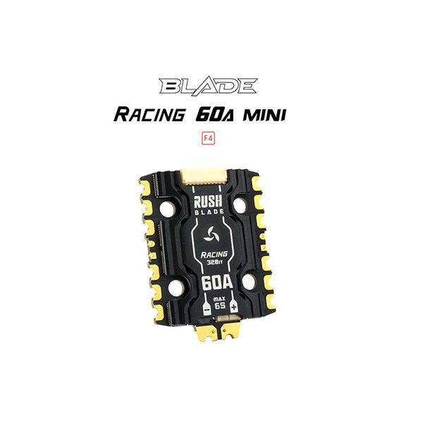 RUSH Blade Racing 60A 20x20 32bit 3-6S 48KHz 4-in-1 ESC at WREKD Co.