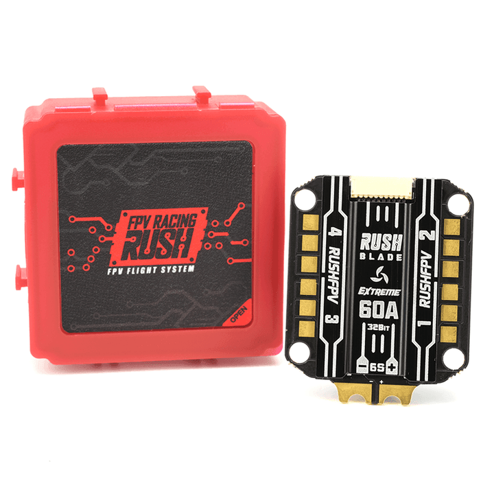 RUSHFPV Blade Extreme 60A 32Bit 3-6S 128kHz 30x30 4in1 ESC at WREKD Co.