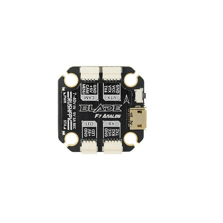 RUSHFPV Blade F722 Mini Analog 20x20mm Flight Controller w/ MPU6000 at WREKD Co.