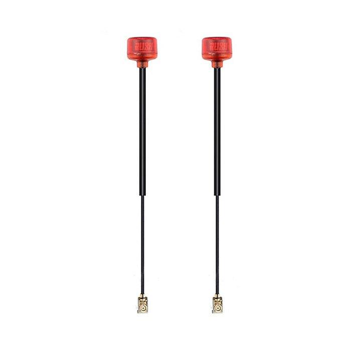 RUSHFPV Cherry 5.8GHz Antenna w/ Extended Length Locking U.FL - Choose Polarization at WREKD Co.