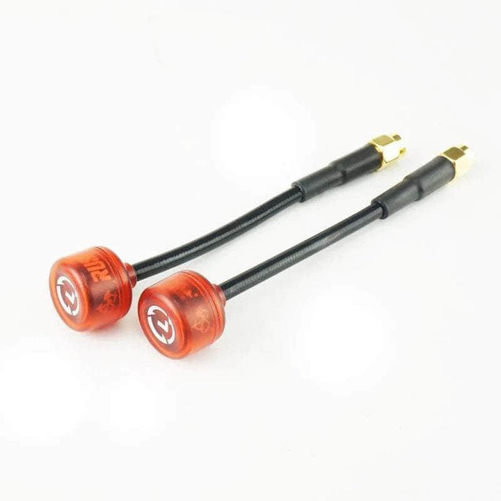 RUSHFPV Cherry Ultra Extended 5.8GHz SMA Antenna (2pc) - Transparent Red - Choose Your Polarization at WREKD Co.