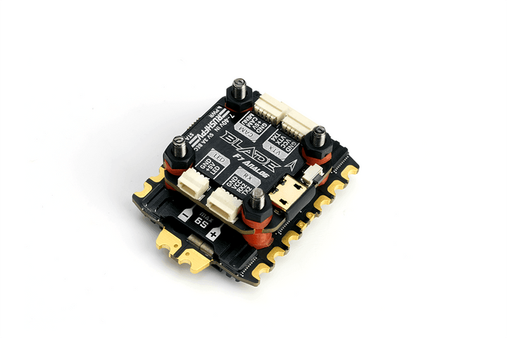 RUSHFPV Racing F722 Mini Stack/Combo + Mini 60A V1.2 3-6S BLHeli_32 4-in-1 ESC For Analog at WREKD Co.