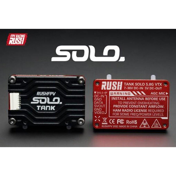 RUSHFPV TANK SOLO 5.8GHz 1W VTX w/ Smart Audio at WREKD Co.