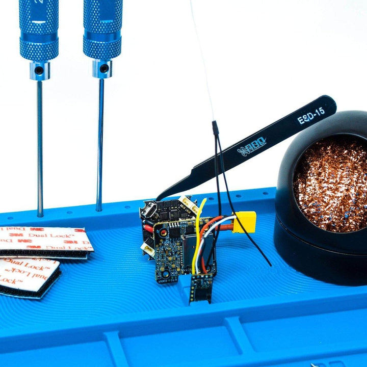 S-180A1 Large Heat Resistant Silicone Soldering Work Mat w/ Magnets at WREKD Co.