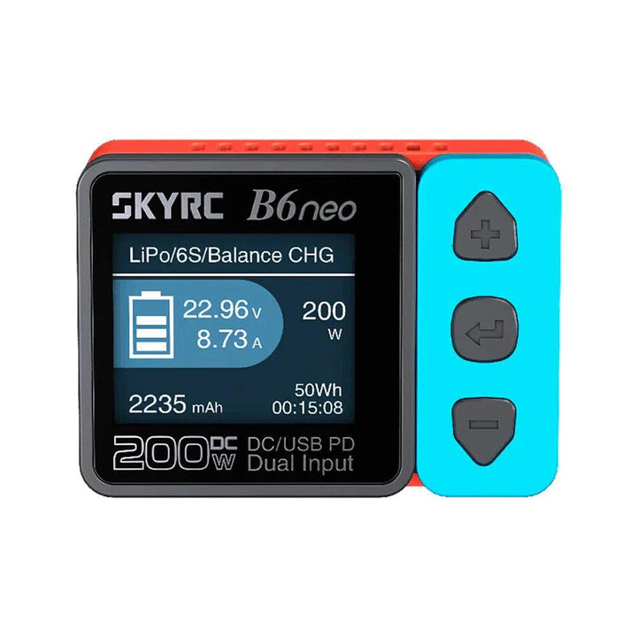Cargador inteligente SkyRC B6 Neo 200w 10A 1-6S DC XT60 - Elige el color