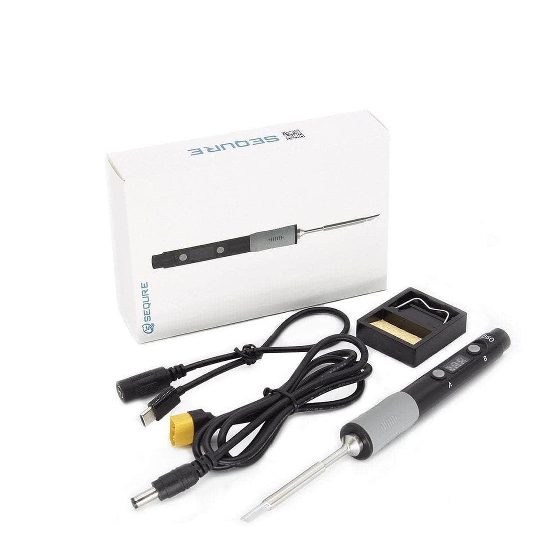 Sequre SQ-D60B MINI Soldering Iron w/ TS-B2 or TS-D24 Tip at WREKD Co.