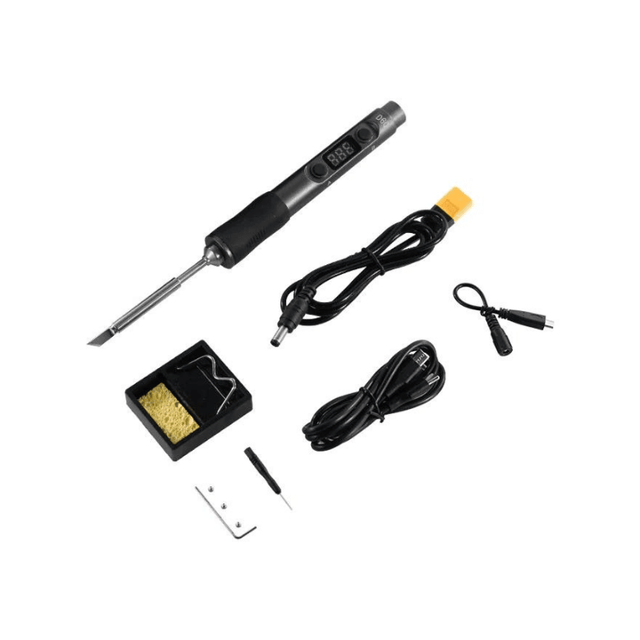 Sequre SQ-D60B PRO MINI Soldering Iron w/ TS-B2 or TS-D24 Tip at WREKD Co.