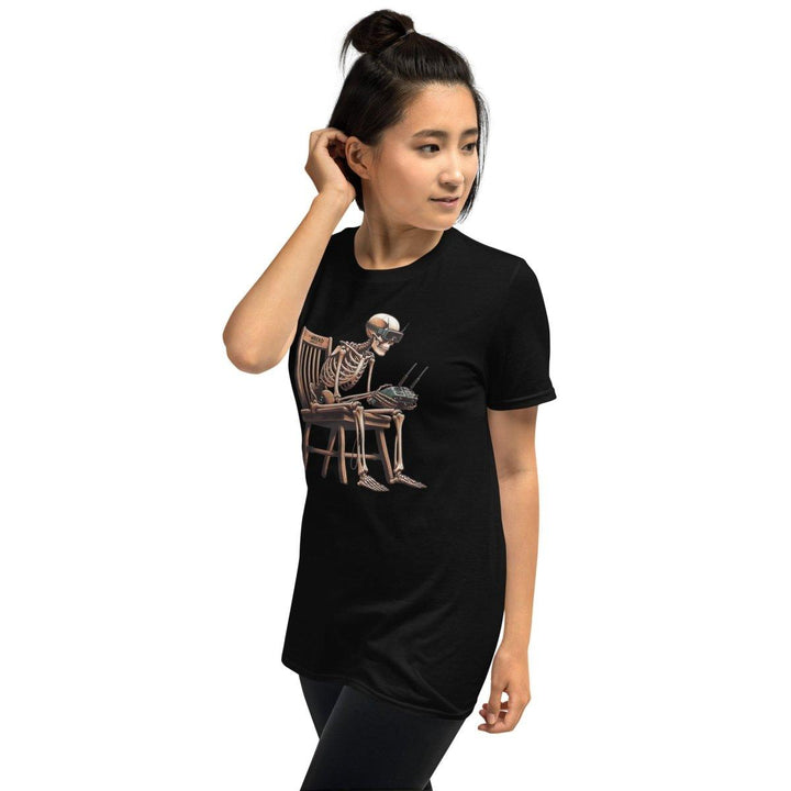 Skeleton FPV Tee Unisex T-Shirt at WREKD Co.