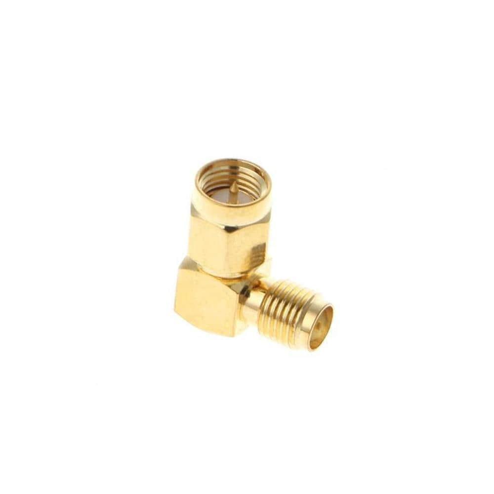 SMA Male to SMA Female Right Angle 90 Degree Connector (1PC) at WREKD Co.