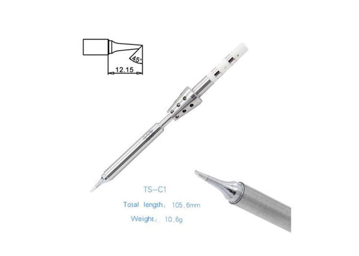 Soldering Tip C1 for TS100/TS101 Soldering Iron at WREKD Co.