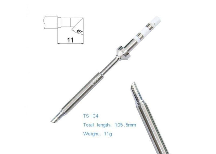 Soldering Tip C4 for TS100/TS101 Soldering Iron at WREKD Co.