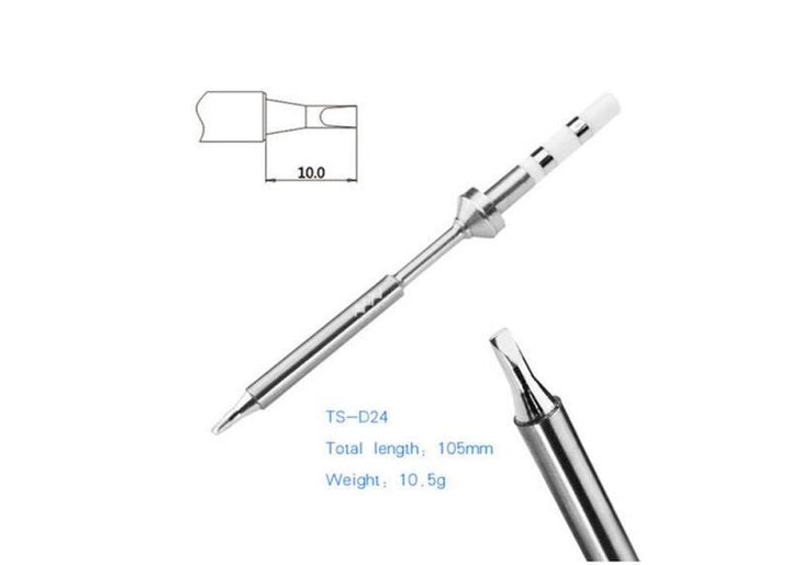 Soldering Tip D24 for TS100/TS101 Soldering Iron at WREKD Co.