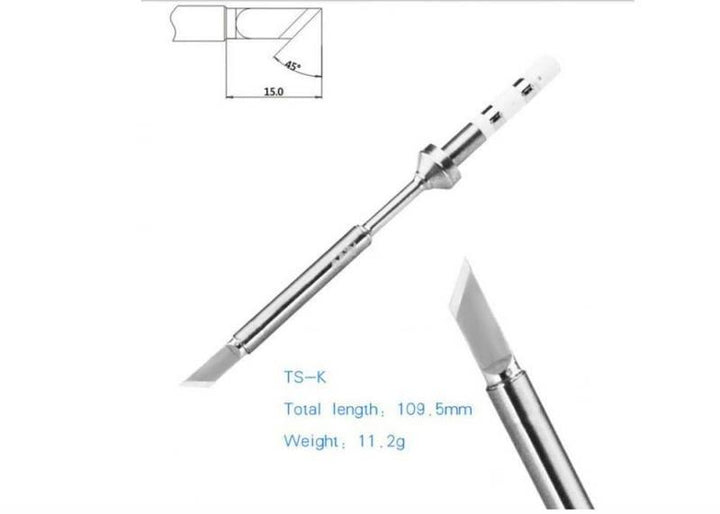 Soldering Tip K for TS100/TS101 Soldering Iron at WREKD Co.