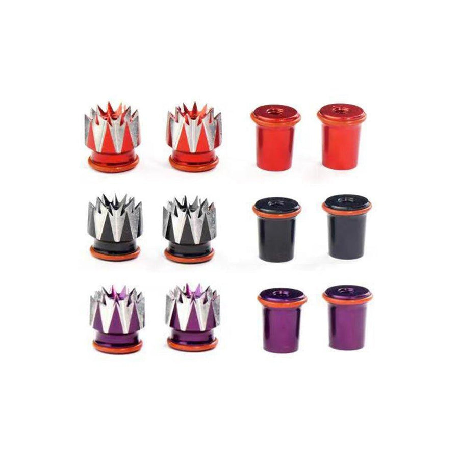 STP Adjustable Height Color Stick Ends for FrSky X9D/Futaba/ Spektrum/Jumper/FlySky I6 - Choose Size / Color at WREKD Co.