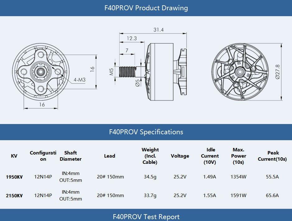 T-Motor F40 PRO V High-Performance Racing Motor at WREKD Co.