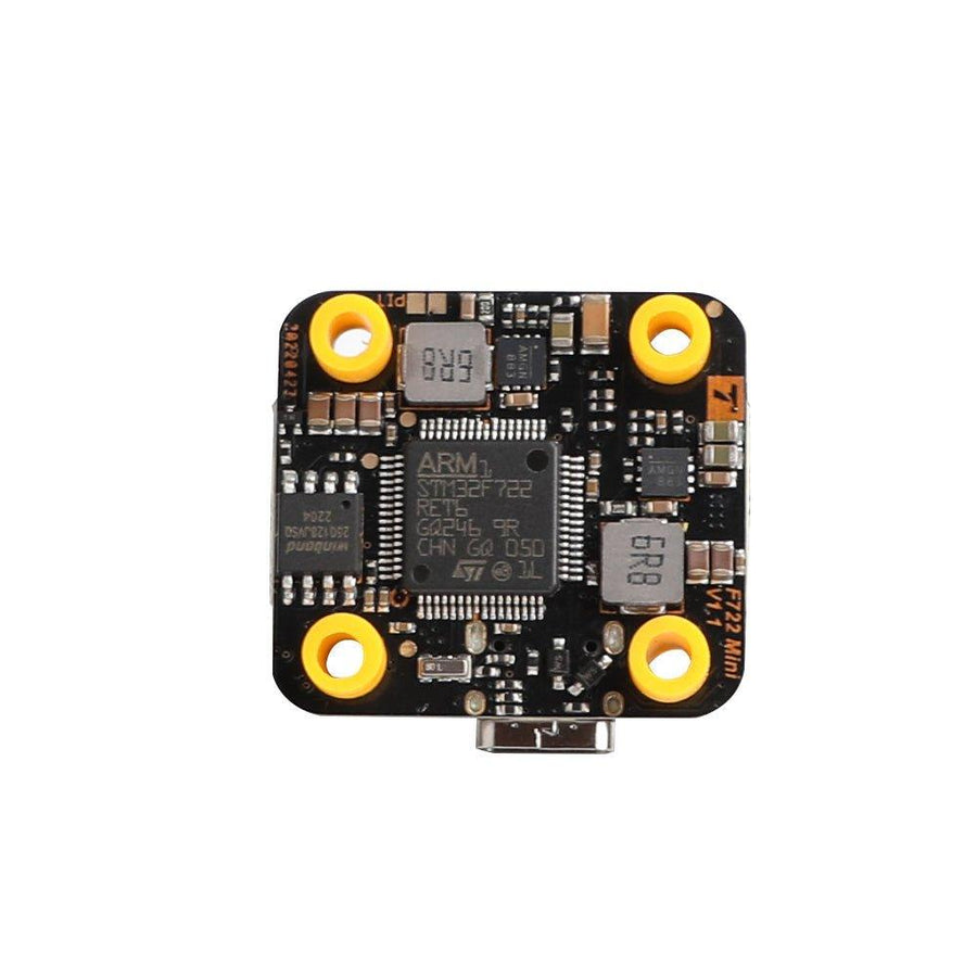 T-Motor Mini F7 20x20 Flight Controller w/ VTX Switch at WREKD Co.