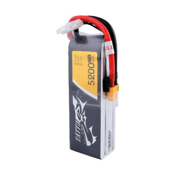 Tattu 14.8V 4S 5200mAh 35C LiPo Battery - XT60 at WREKD Co.