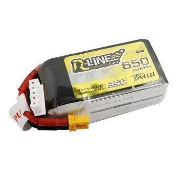 Tattu 14.8V 4S 650mAh 95C LiPo Micro Battery - XT30 at WREKD Co.