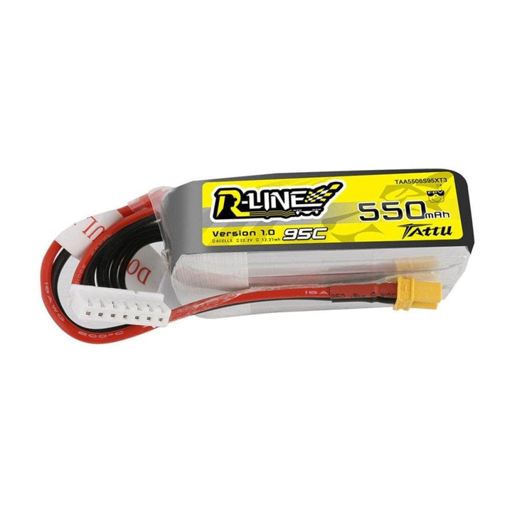 Tattu 22.2v 6S 550mAh 95C LiPo Micro Battery - XT30 at WREKD Co.