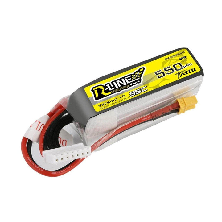 Tattu 22.2v 6S 550mAh 95C LiPo Micro Battery - XT30 at WREKD Co.