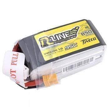 Tattu R-Line 14.8V 4S 850mAh 95C LiPo Micro Battery - XT60 at WREKD Co.