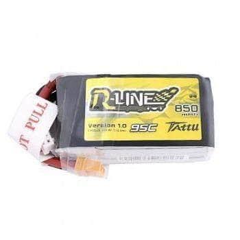 Tattu R-Line 14.8V 4S 850mAh 95C LiPo Micro Battery - XT60 at WREKD Co.