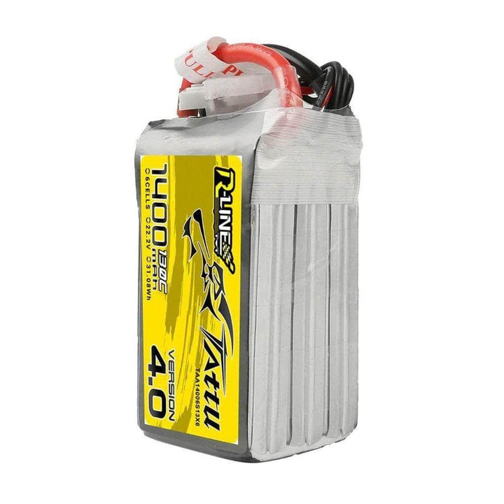 Tattu R-Line Version 4.0 22.2V 6S 1400mAh 130C LiPo Battery - XT60 at WREKD Co.