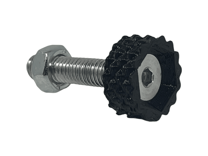 Thumb Screw & Nut Combo - Light Weight Version - (For Stock GoPro Tab Style Adjustable Mounting) at WREKD Co.