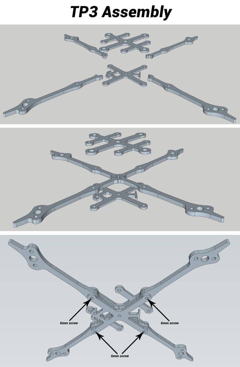 ToothPick 3 Frame Kit - Choose Configuration at WREKD Co.