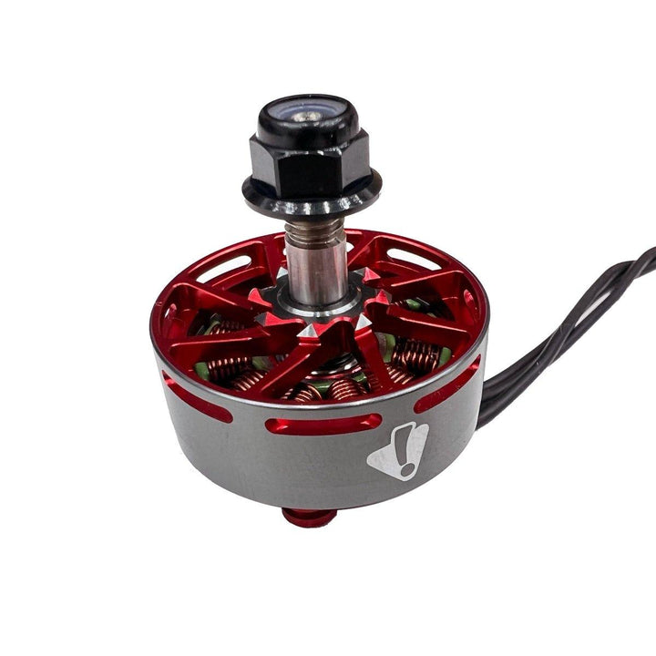 Ummagawd Aerolite 2306 1800KV Motor - Gunmetal/Red at WREKD Co.