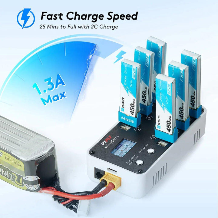 VIFLY WhoopStor 3 - 1S Battery Storage Charger and Discharger at WREKD Co.