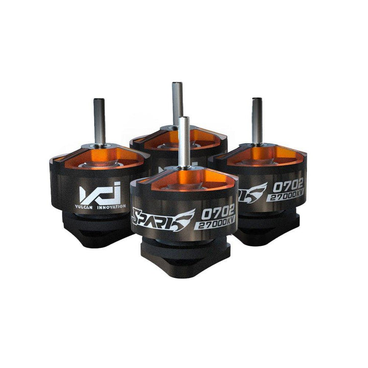 Vulcan Spark 0702 High Performance Micro/Whoop Racing Motor (Set of 4) - 22000Kv/25000Kv/27000Kv/29000Kv at WREKD Co.