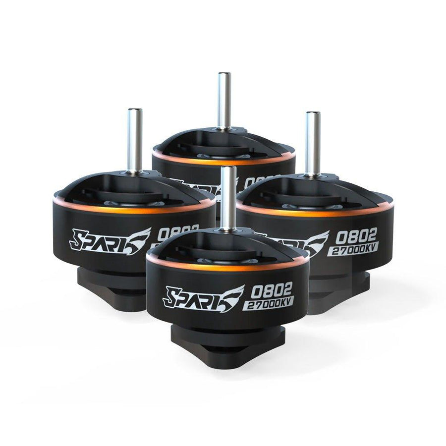 Vulcan Spark 0802 High Performance Micro/Whoop Racing Motor (Set of 4) - 13500Kv/22000Kv/25000Kv/27000Kv at WREKD Co.