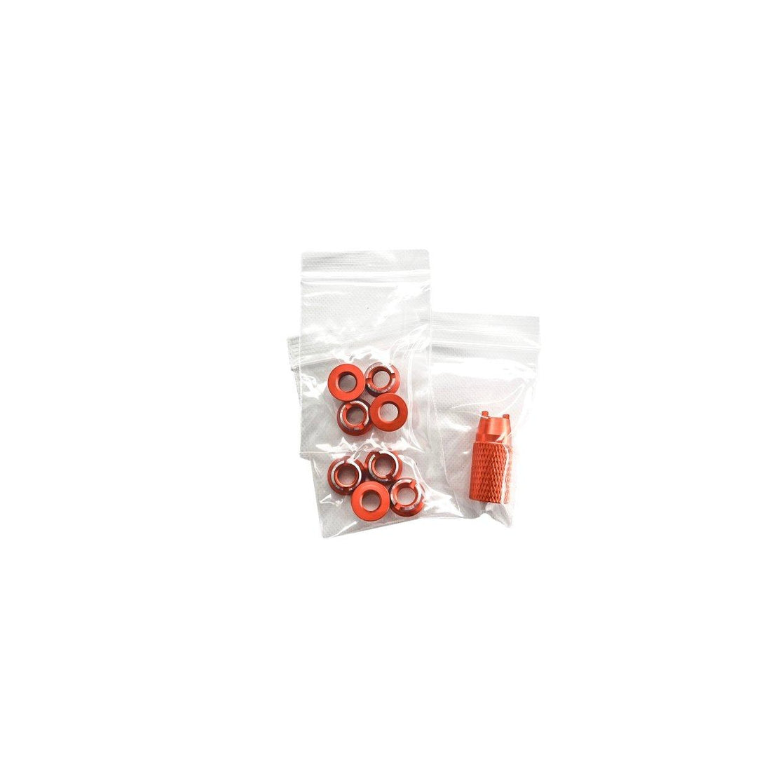 WREKD Anodized Aluminum Radio Switch Nuts (8 pcs) - Choose Color at WREKD Co.