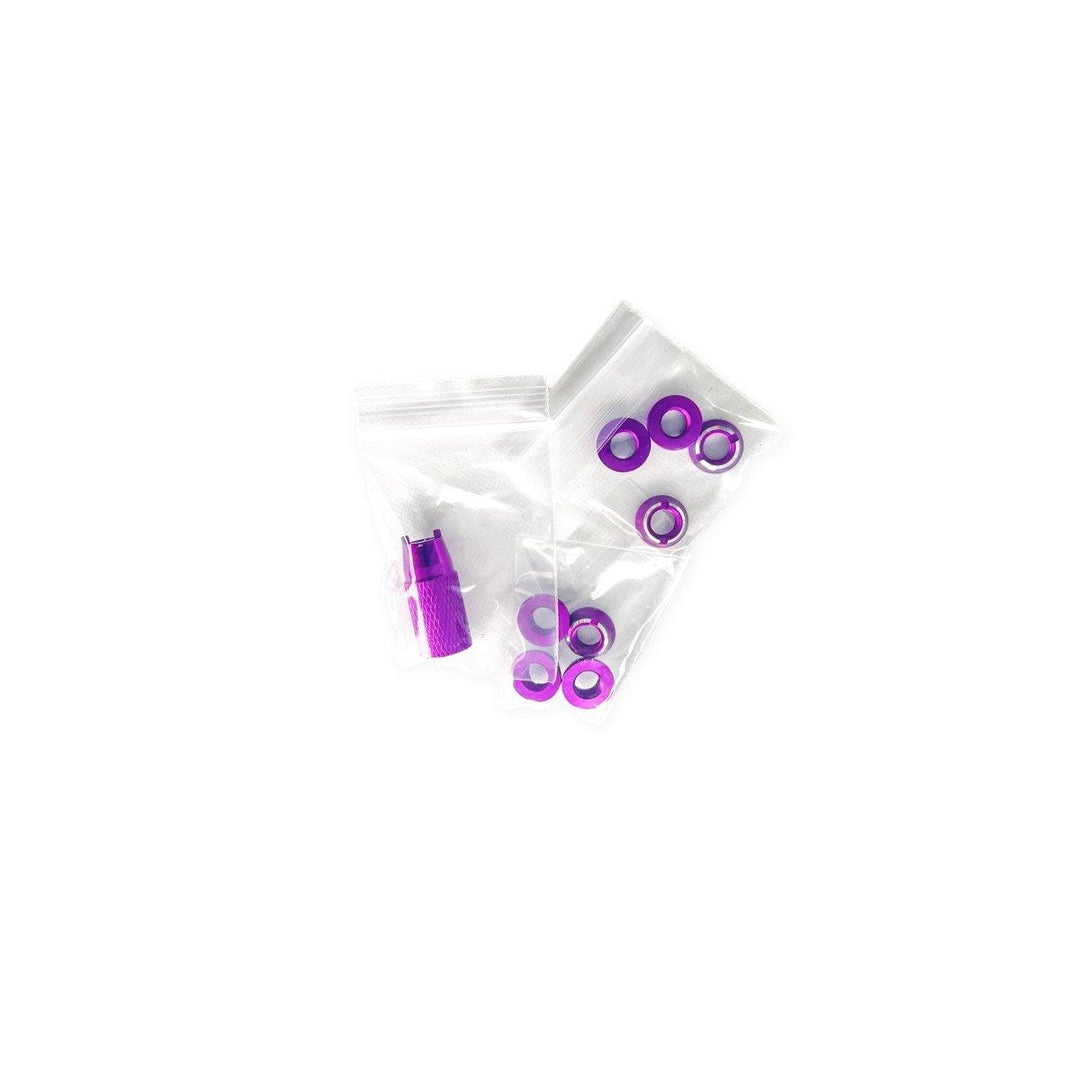 WREKD Anodized Aluminum Radio Switch Nuts (8 pcs) - Choose Color at WREKD Co.