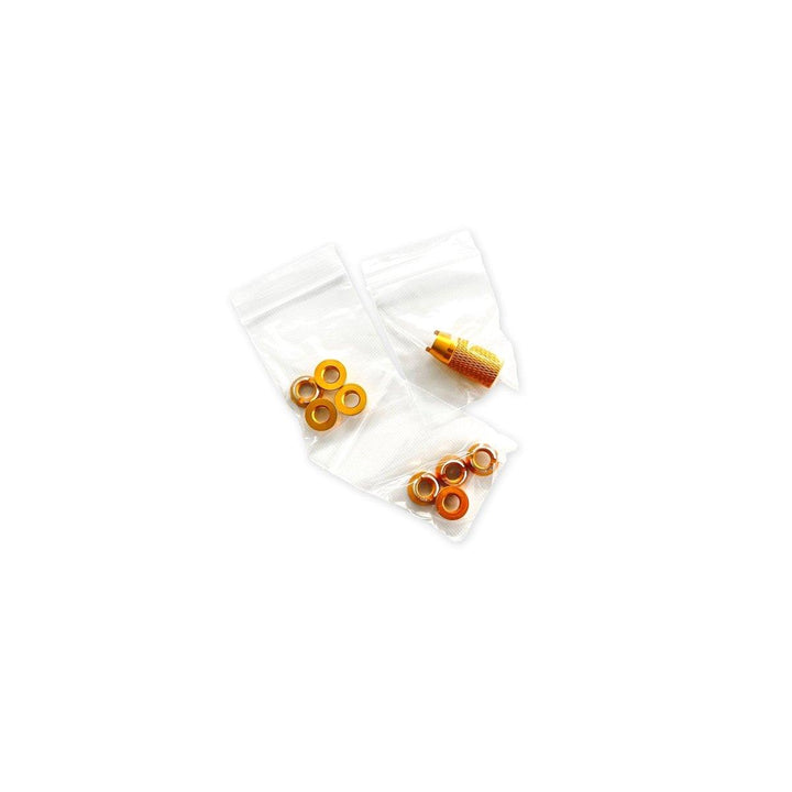 WREKD Anodized Aluminum Radio Switch Nuts (8 pcs) - Choose Color at WREKD Co.