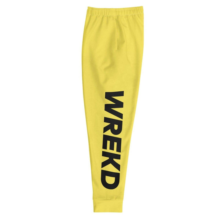 WREKD Drone Racing Men's Joggers - Yellow at WREKD Co.