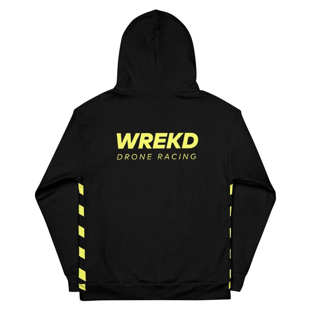 WREKD Drone Racing Unisex Hoodie - Black at WREKD Co.