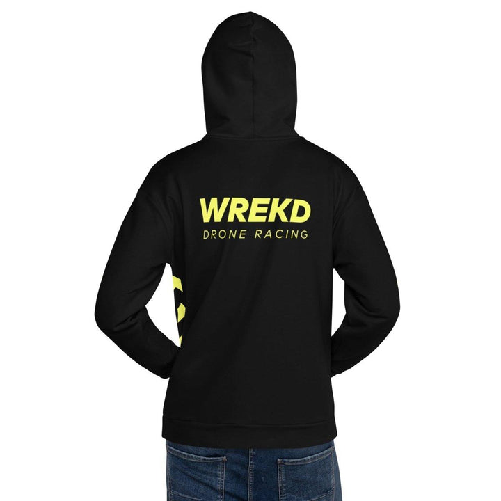 WREKD Drone Racing Unisex Hoodie - Black at WREKD Co.