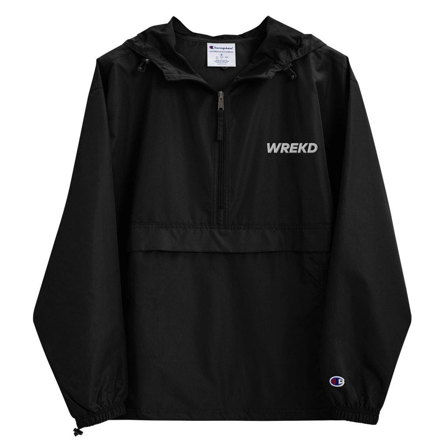 WREKD Embroidered Champion Packable Jacket at WREKD Co.