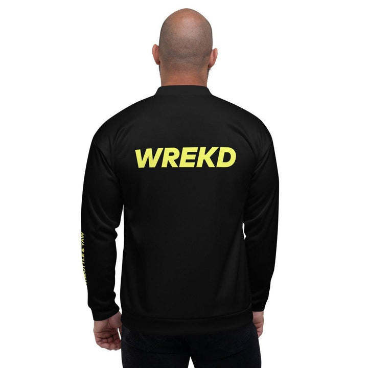 WREKD "Mode 2" Unisex Bomber Jacket at WREKD Co.