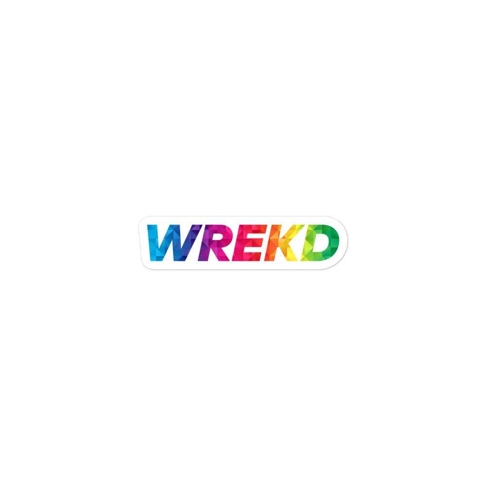 WREKD Rainbow Sticker at WREKD Co.