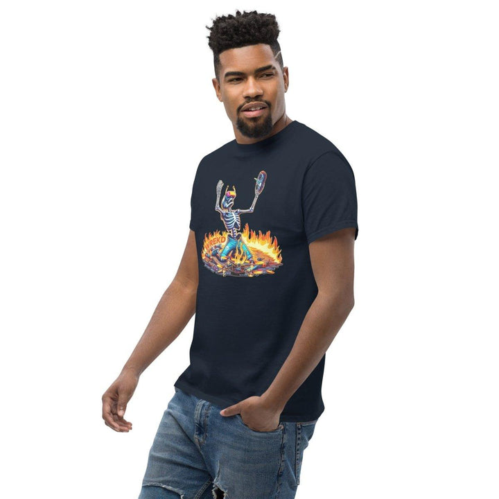 WREKD Skeleton Last Pack, Now Dying Inside Men's Tee - Choose Color at WREKD Co.
