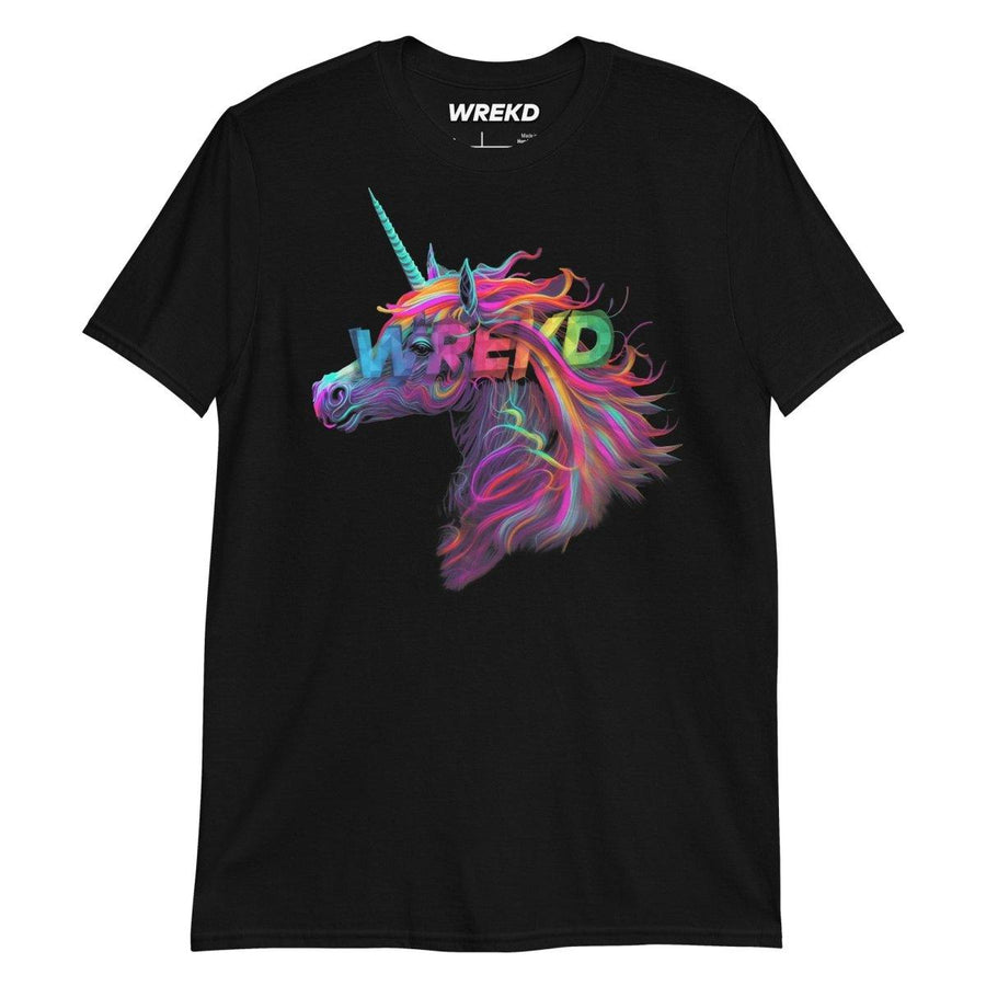 WREKD Unicorn Soft-Style Short-Sleeve Unisex T-Shirt at WREKD Co.
