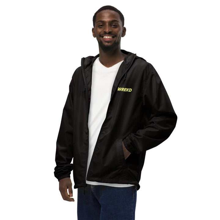 WREKD Unisex lightweight zip up windbreaker at WREKD Co.