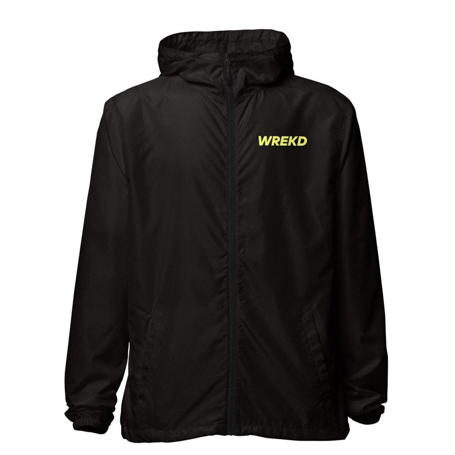 WREKD Unisex lightweight zip up windbreaker at WREKD Co.