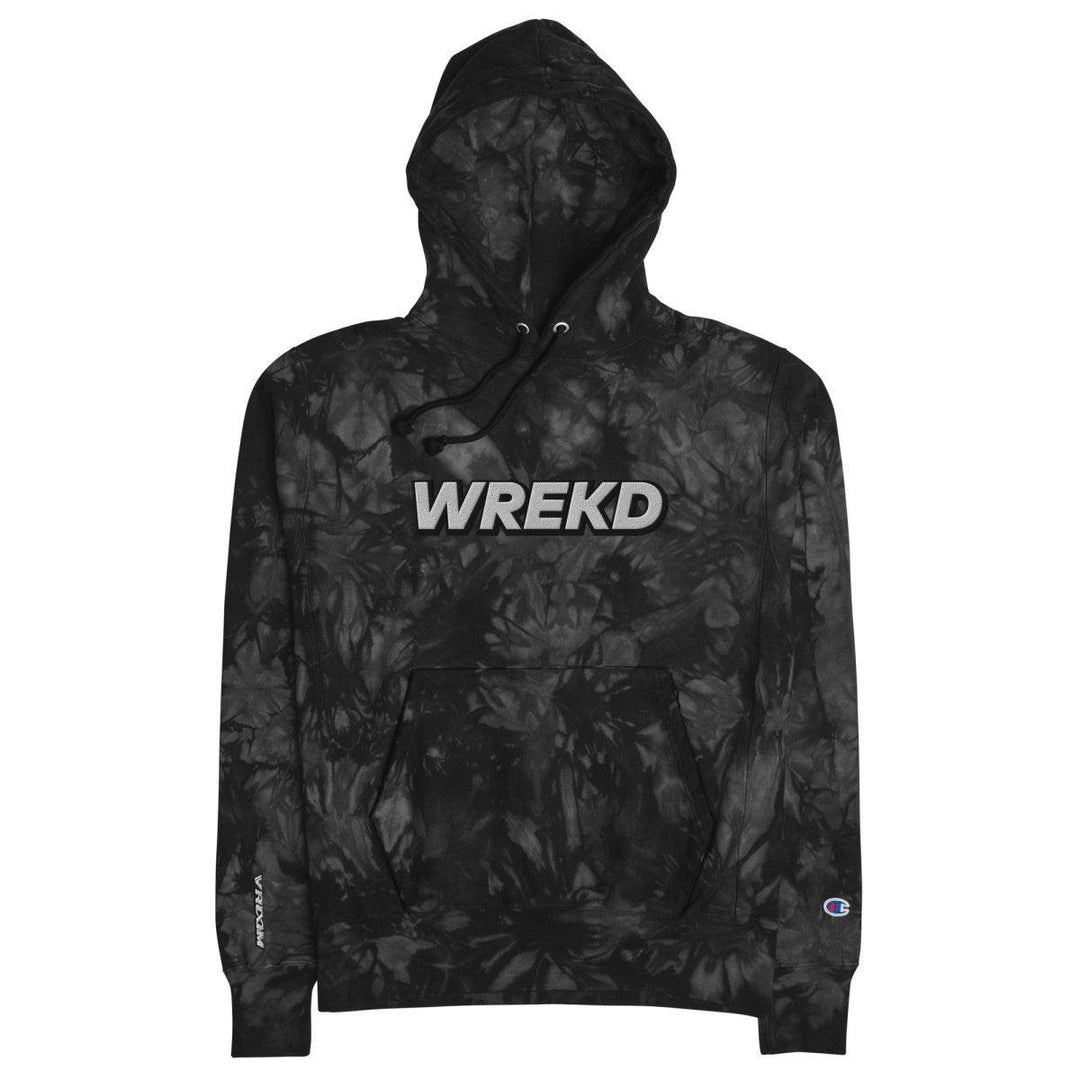 WREKD x VROOM Unisex Champion Tie-dye Hoodie at WREKD Co.